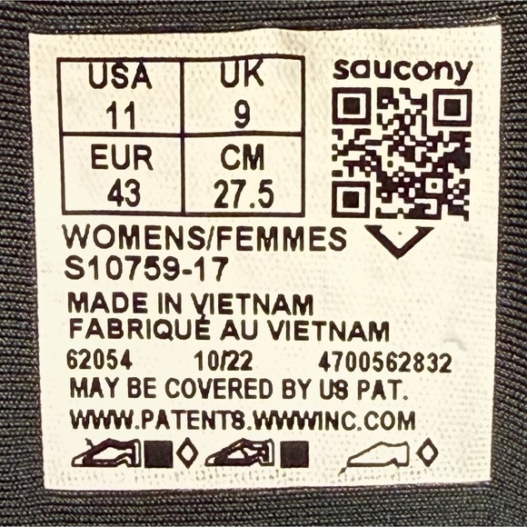 Saucony Triumph 20 Shamrock Womens Size 11 Running Shoes Sneakers Green - Picture 9 of 11